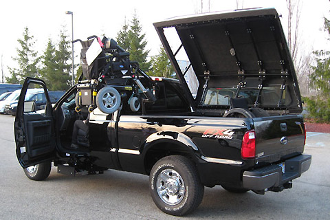 Wheelchair truck conversion