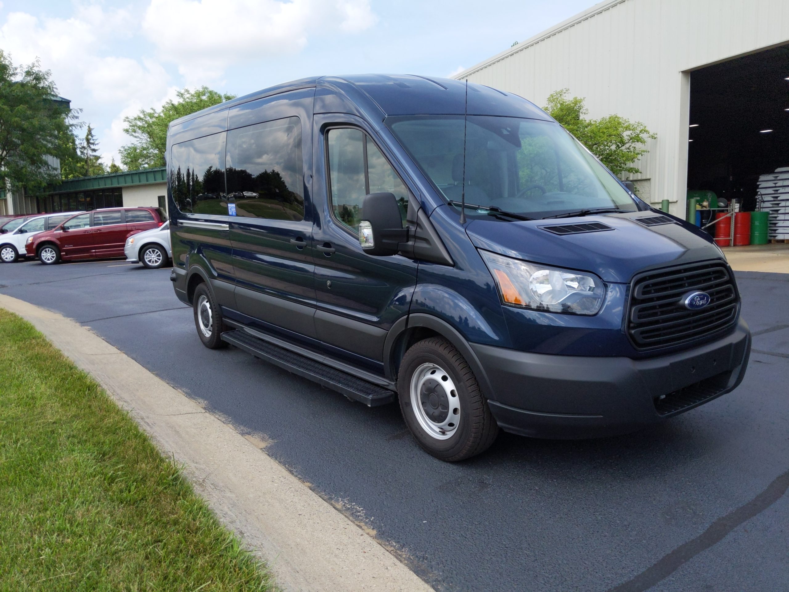 2019 Blue Ford Transit