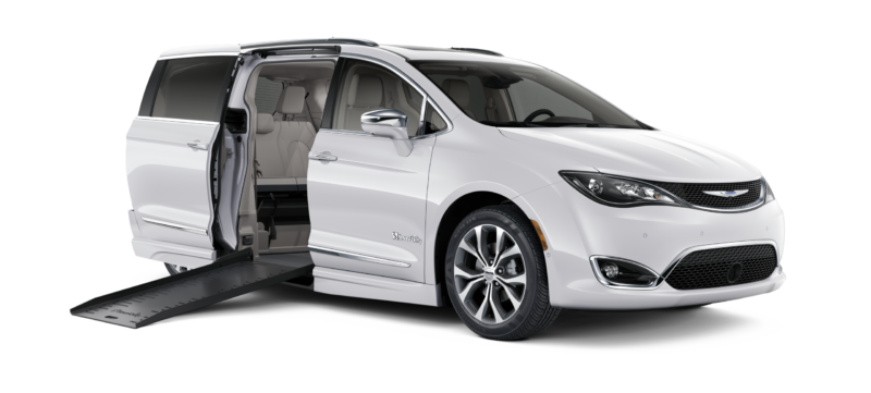 2021 Bright White BraunAbility Chrysler Pacifica Touring L with EVII Conversion