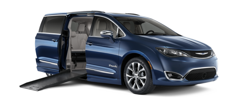 2021 Fathom Blue BraunAbility Chrysler Pacifica Touring L with XT Conversion