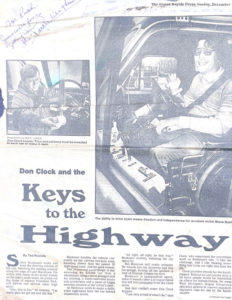 Keys to the Highway Newspaper Article