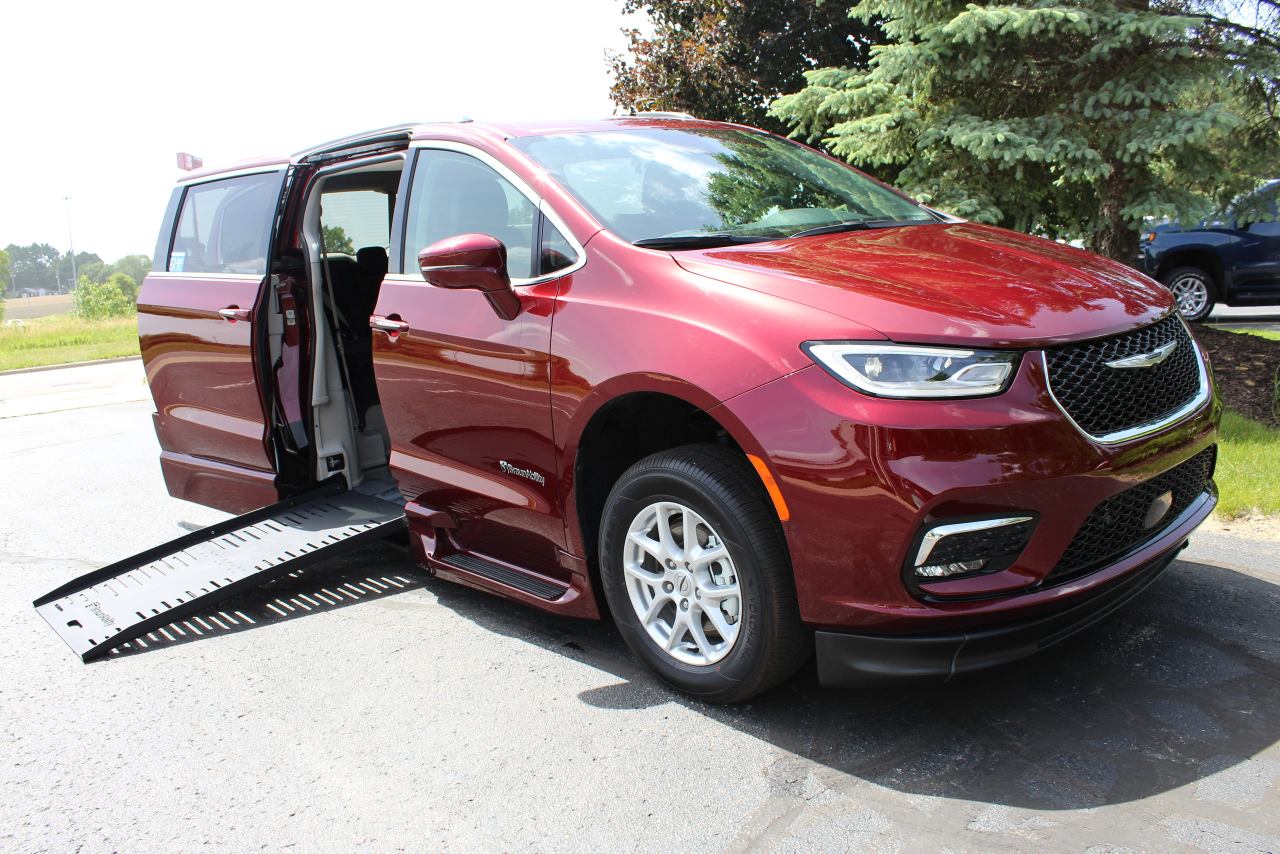 2021 Velvet Red BraunAbility Chrysler Pacifica Touring L with XT Conversion