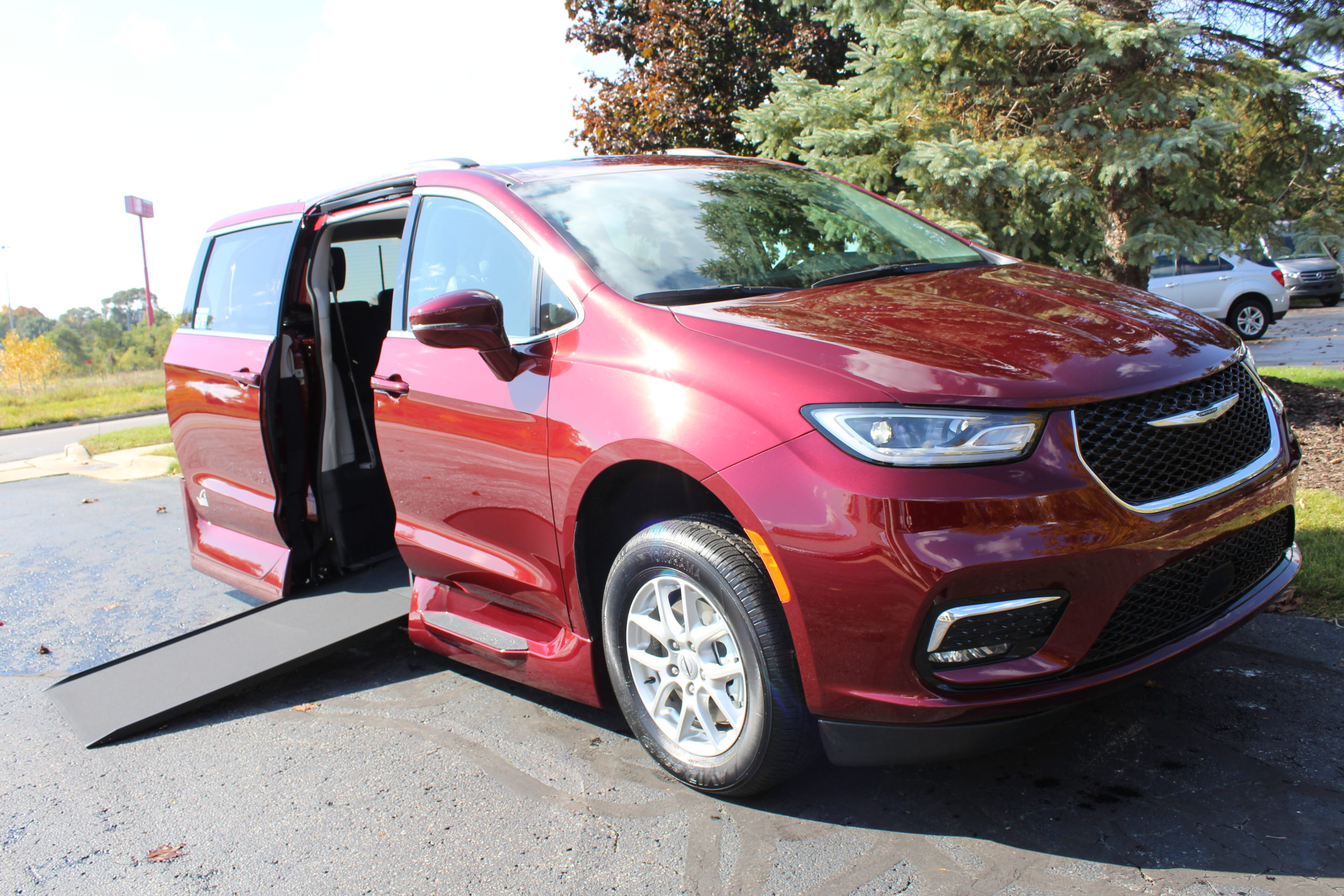 2022 Velvet Red Chrysler Pacifica Touring L with VMI Northstar Conversion