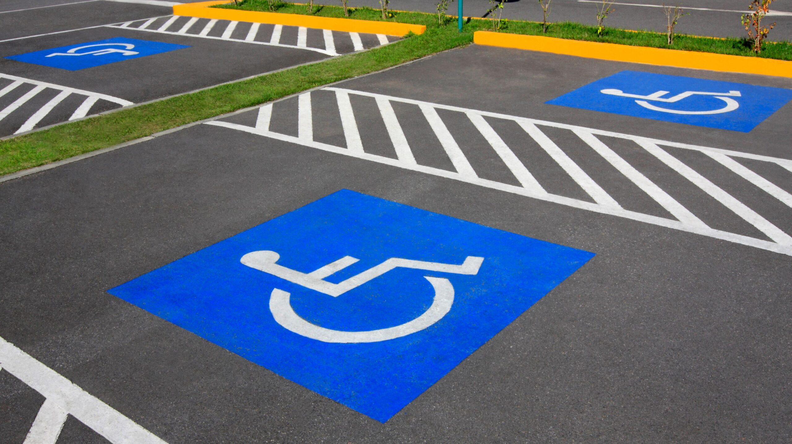 disabled parking space