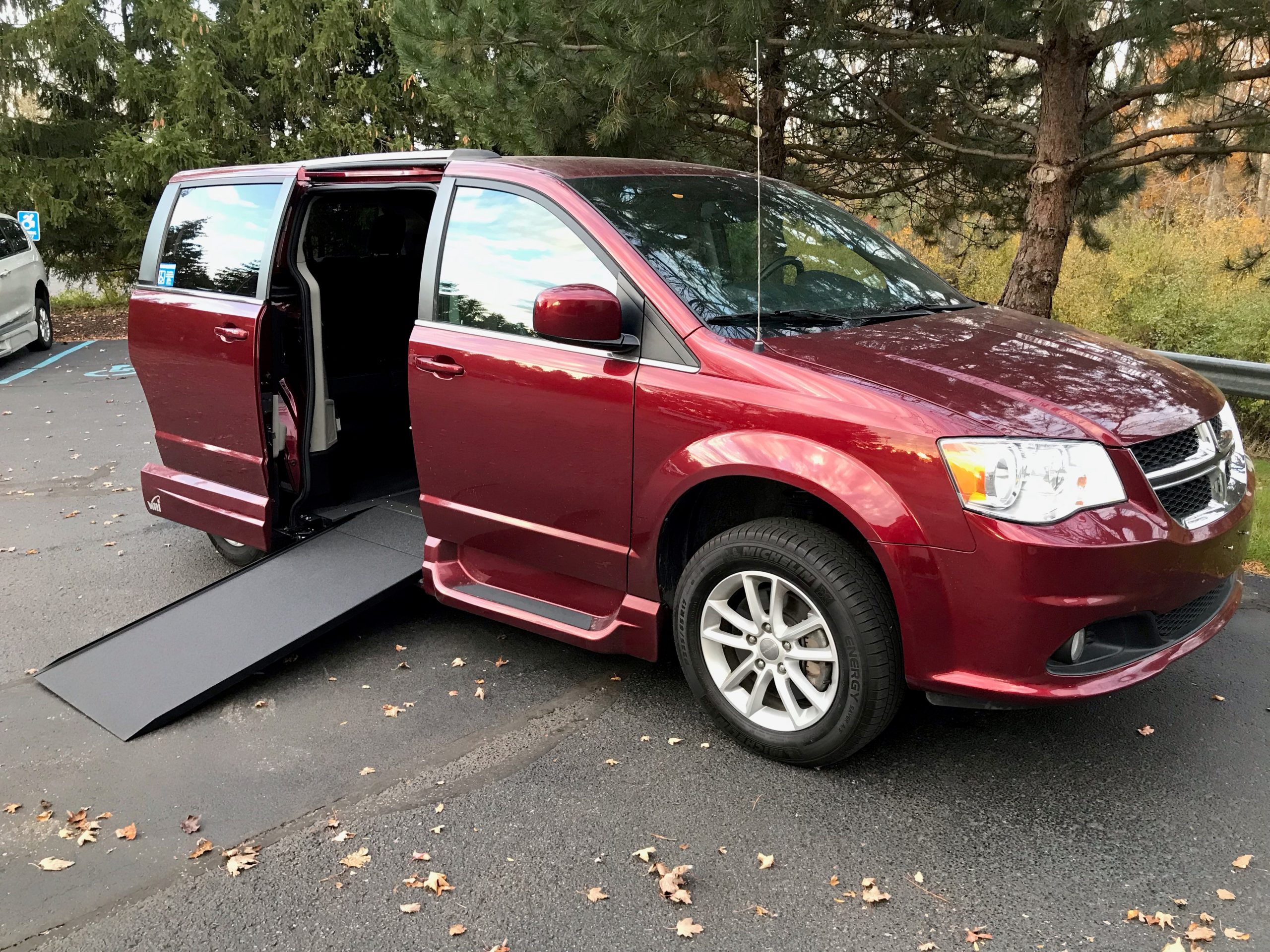 2019 Octane Red Dodge Grand Caravan SXT with VMI Northstar Conversion