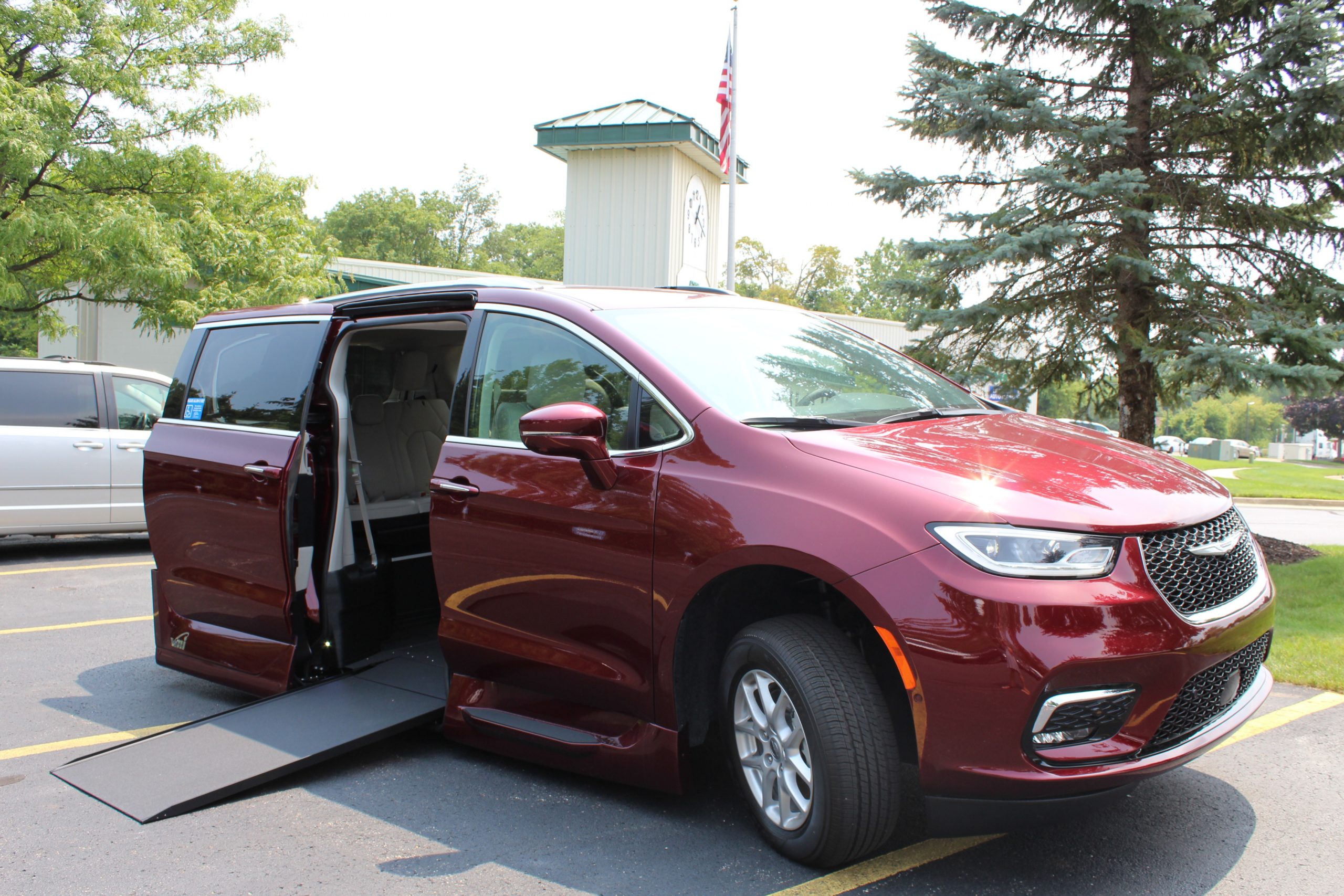 2021 Velvet Red Chrysler Pacifica Touring L with VMI Northstar Conversion