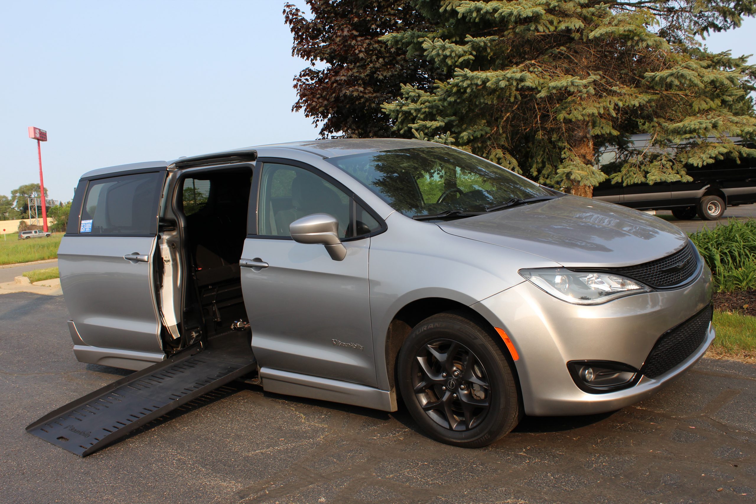 2019 Billet Silver Chrysler Pacifica Touring Sport with BraunAbility EVII Conversion