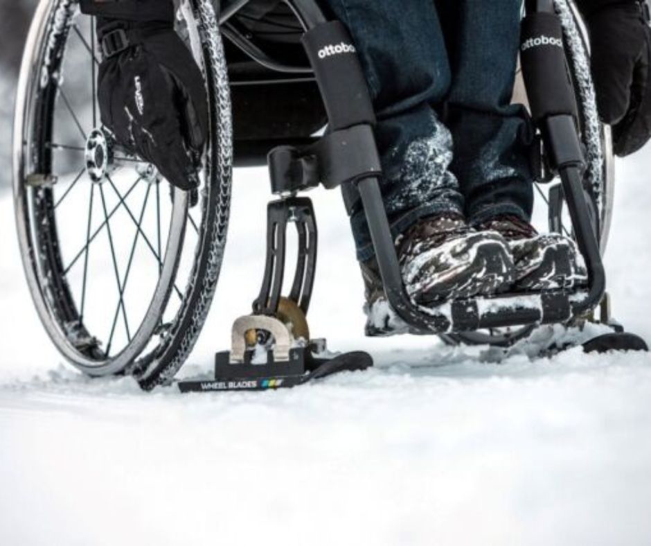 wheelchair ice skating