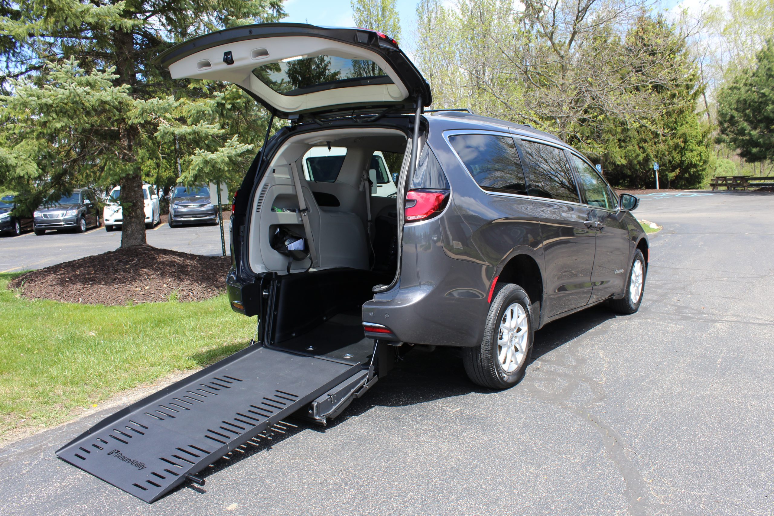 2022 Granite Chrysler Pacifica Touring L with BraunAbility Rear Entry Conversion