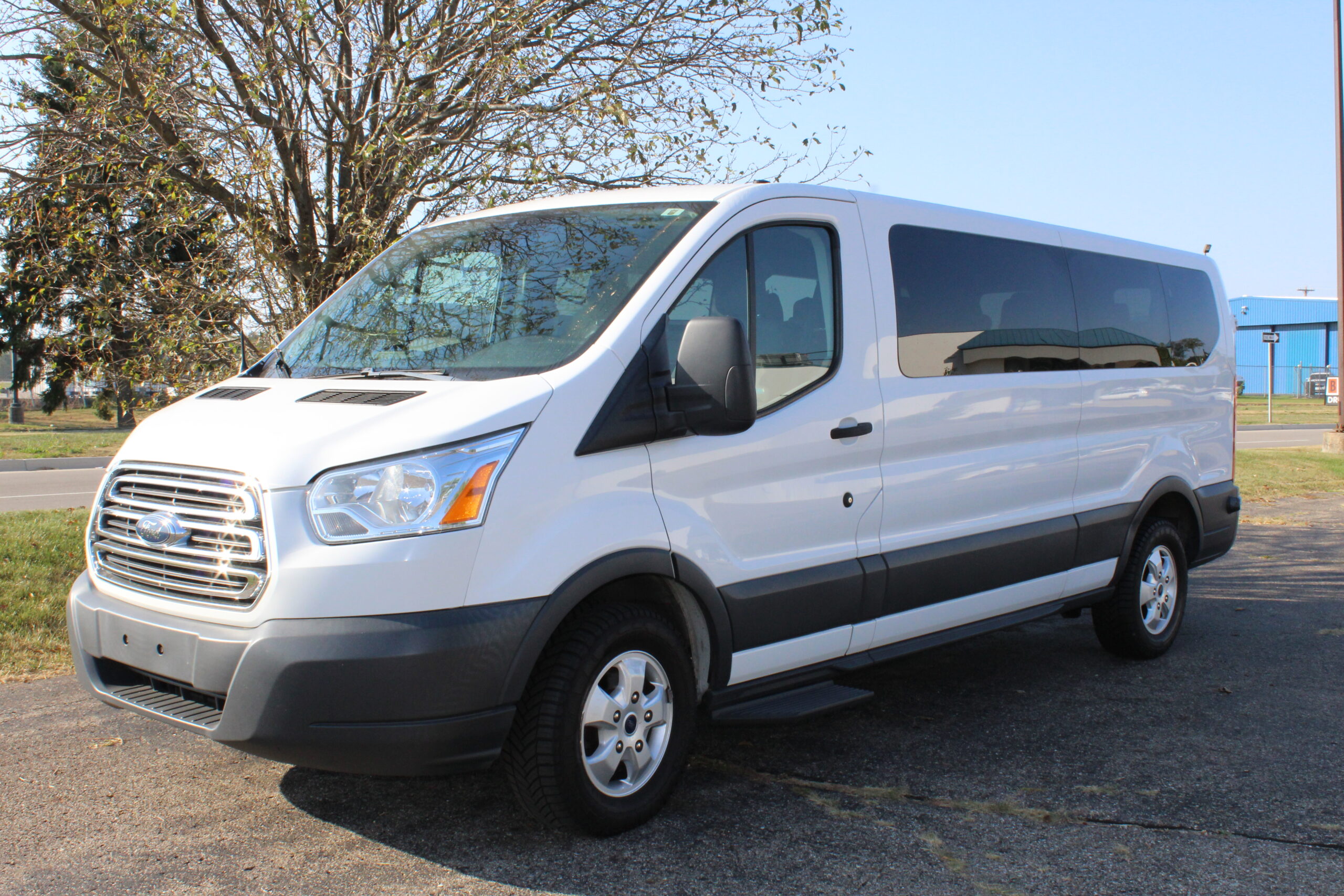 2018 White Ford Transit 350 XLT 15-Passenger Van