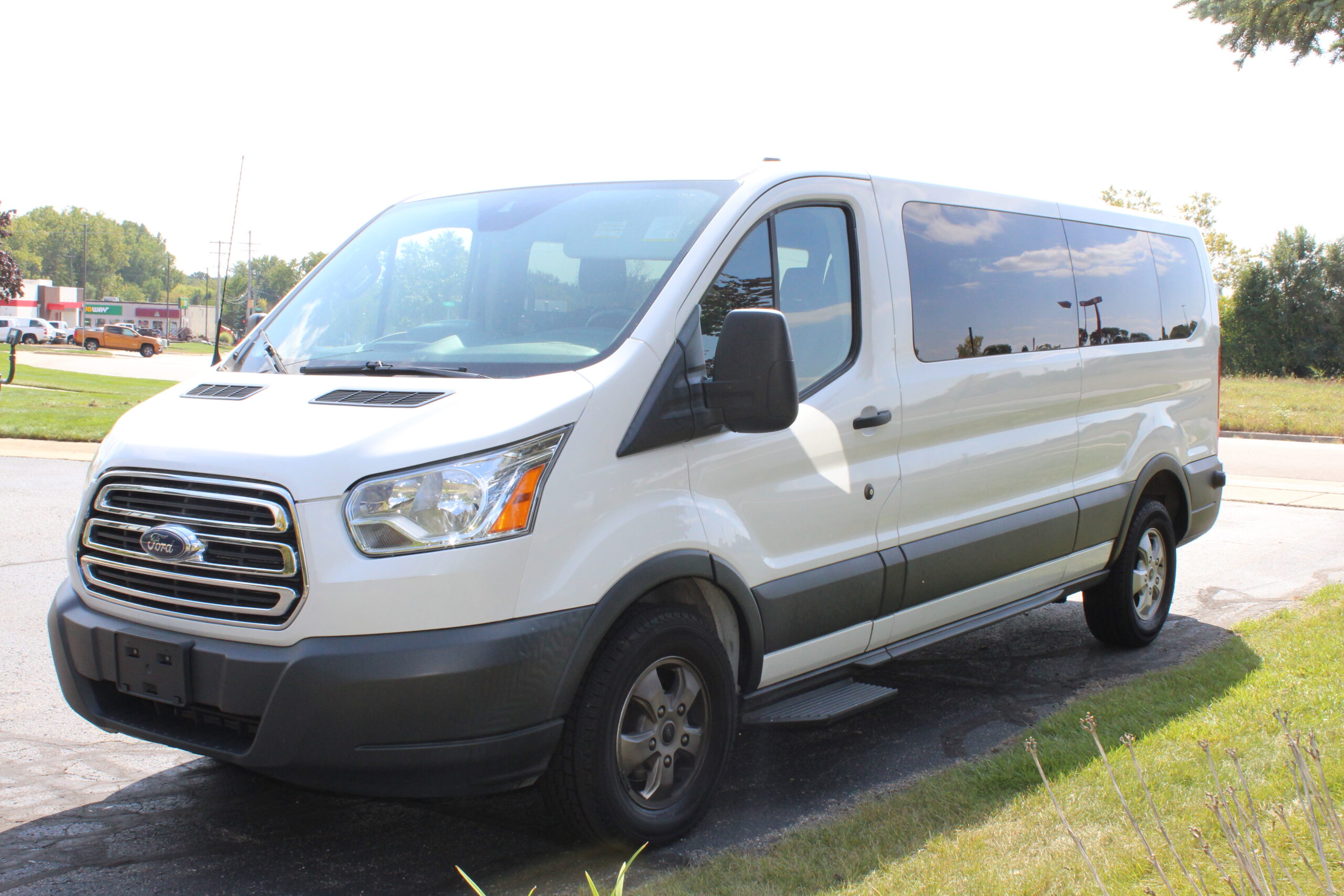 2018 White Ford Transit 350 XLT Low-Roof 15-Passenger Van