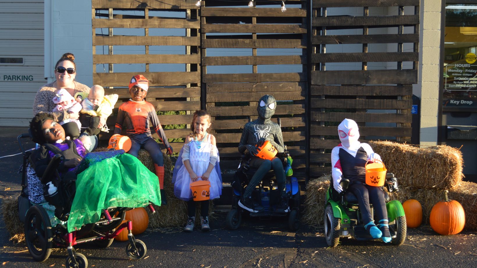 Wheelchair-friendly trick-or-treat events