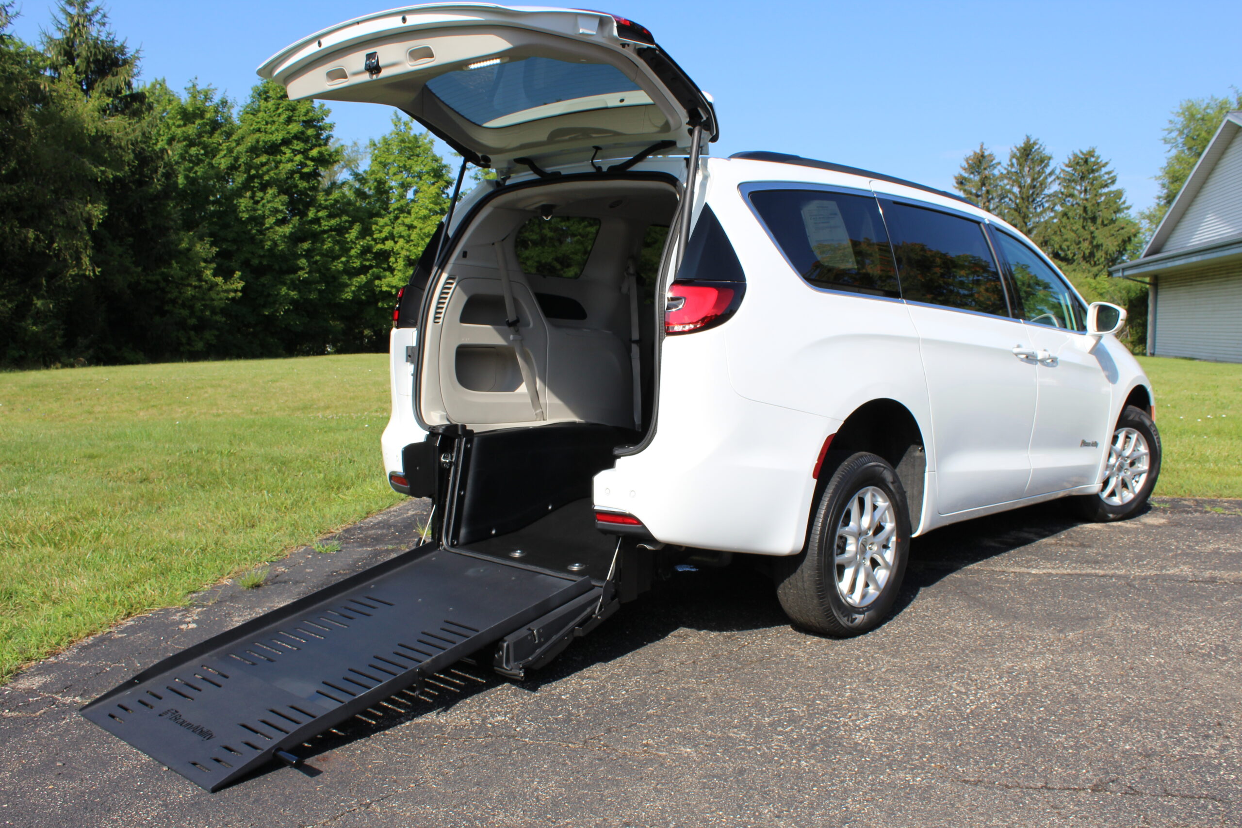 2024 Bright White Chrysler Pacifica Touring L with BraunAbility V7 Conversion