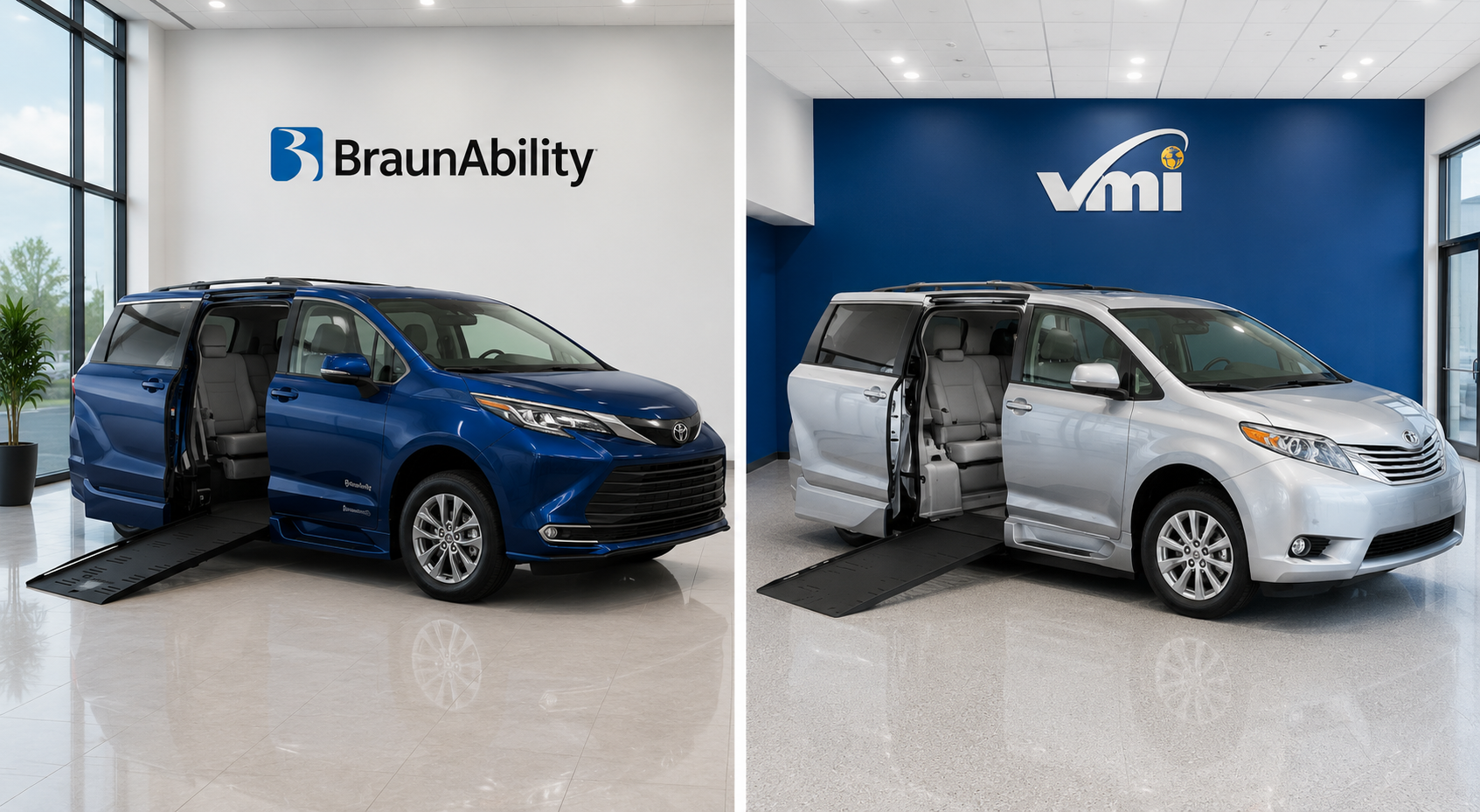 BraunAbility vs. VMI Side-by-Side: Finding the Right Van for You