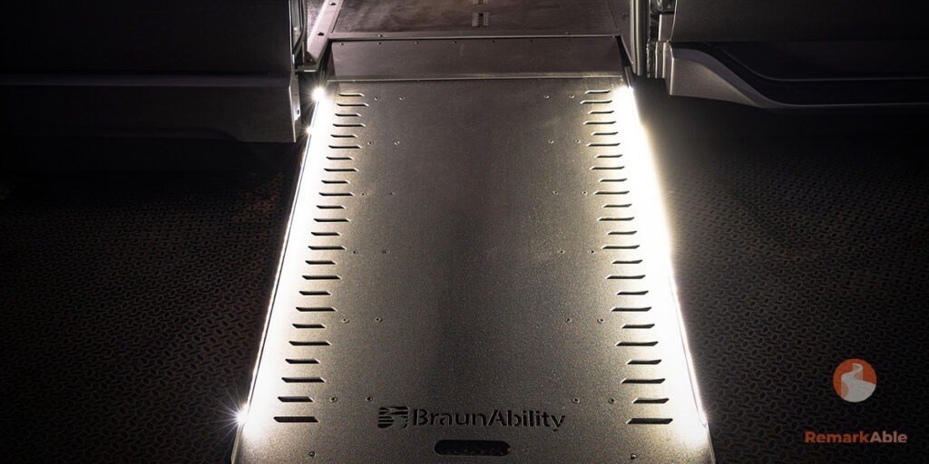 Wayfinder lighted ramp