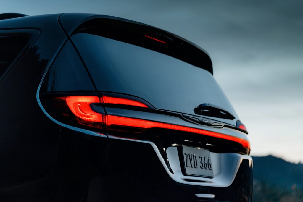 The 2024 Chrysler Pacifica lineup features an LED taillamp that